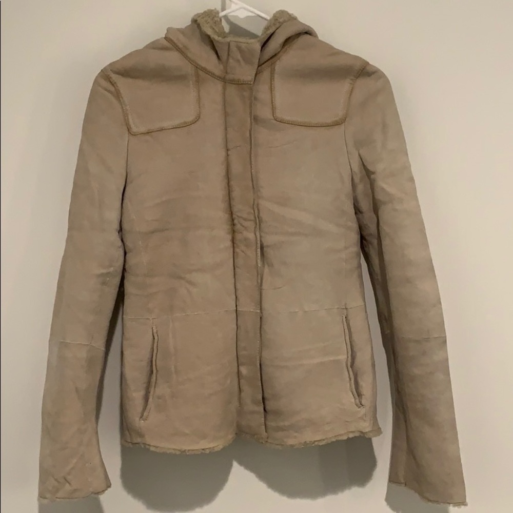 MaxMara 100% Lambskin Leather Jacket